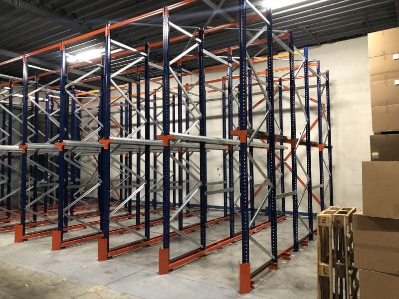 Inrijstelling voor pallets Foto's Magazijnstellingen.nl